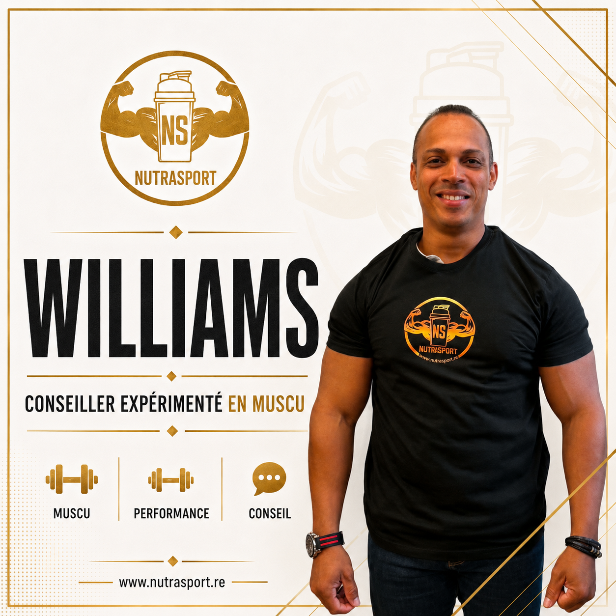 Williams — Conseiller expérimenté en musculation
