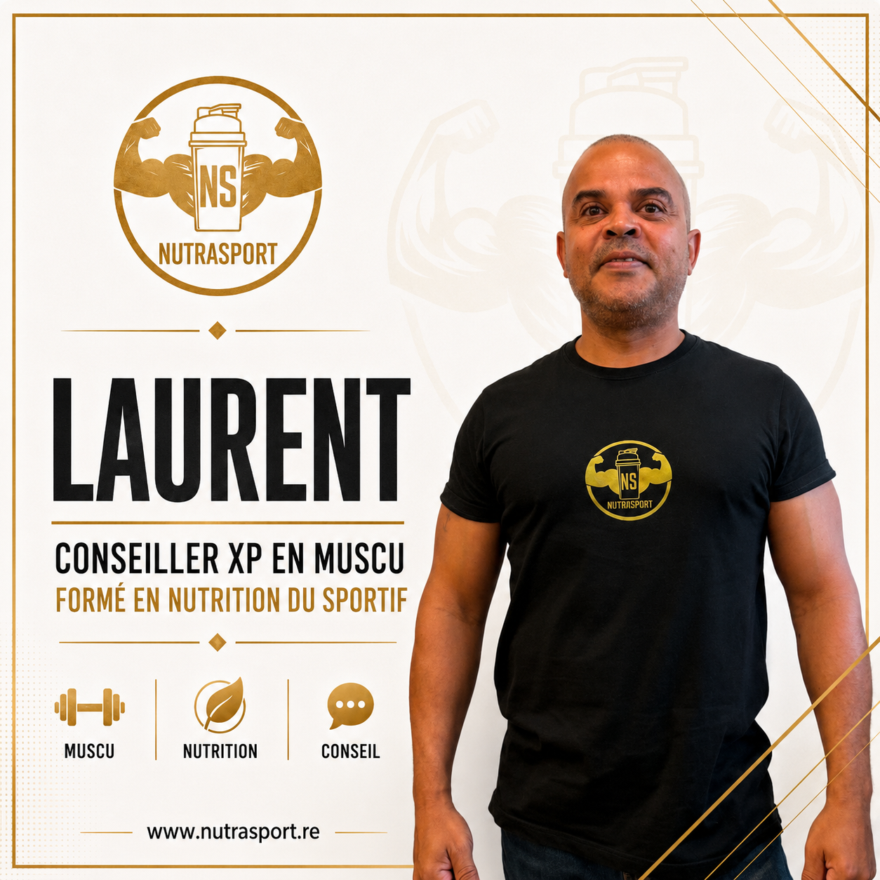 Laurent — Conseiller XP en musculation, formé en nutrition du sportif